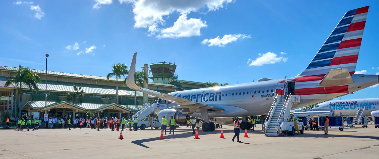 Transfer pickup at La Romana International Airport